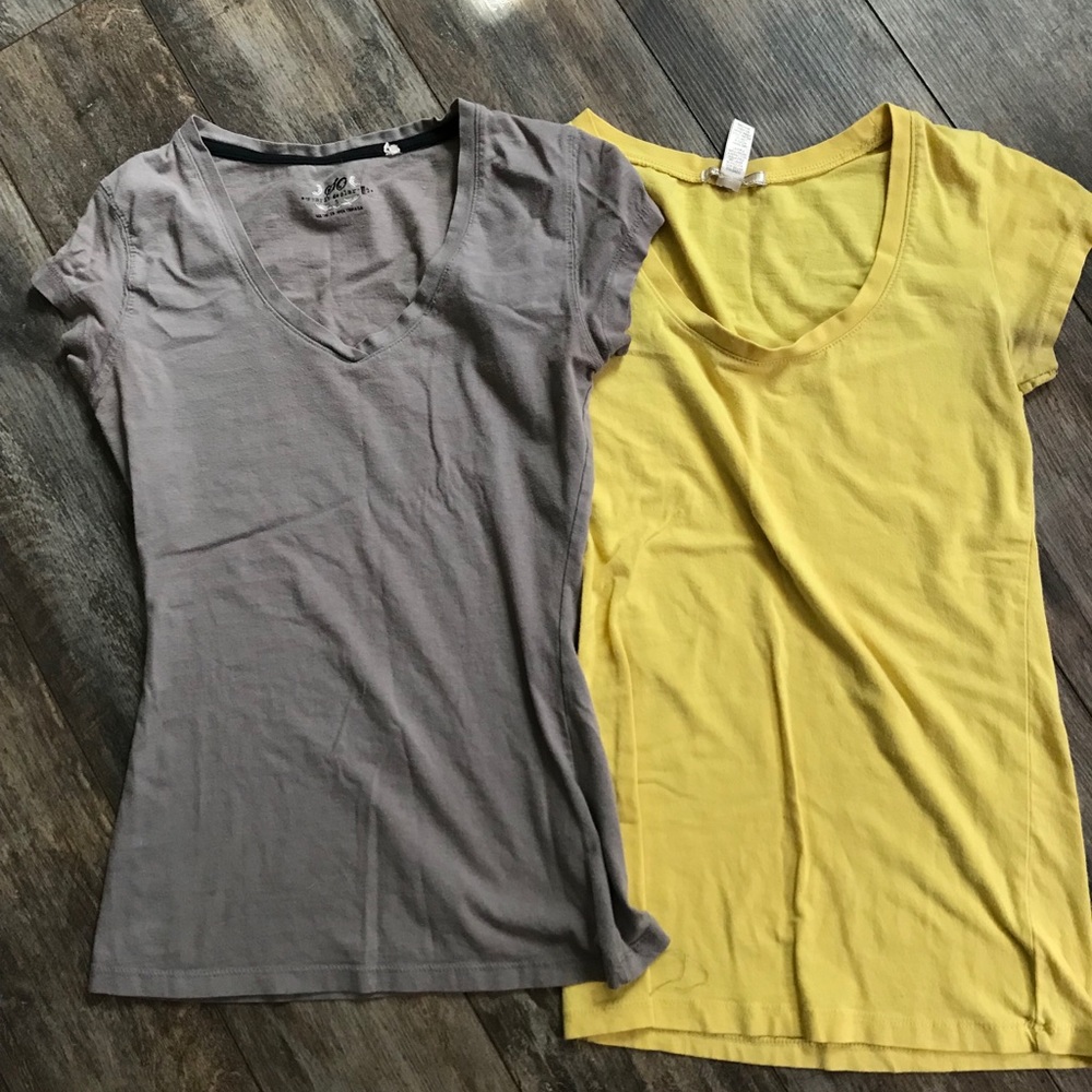 Two sexy, clingy shirts